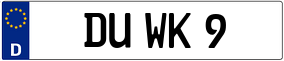Truck License Plate